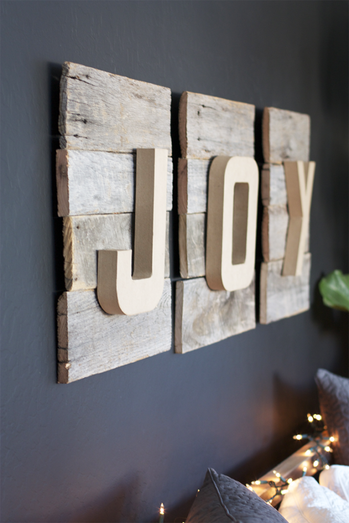 Reclaimed Wood Christmas Project