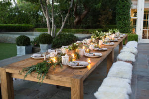 reclaimed wood table